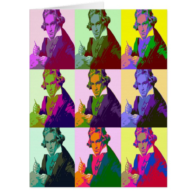 Ludwig Van Beethoven Pop Art (Front)