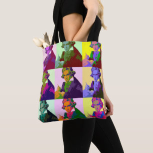 Ludwig Van Beethoven Pop Art  Tote Bag