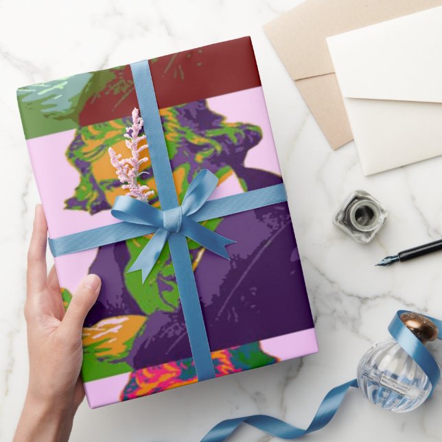 Ludwig Van Beethoven Pop Art Wrapping Paper (Gifting)