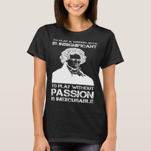 Ludwig van Beethoven Portrait Pianists Piano Playe T-Shirt