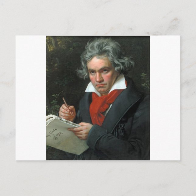 Ludwig van Beethoven Portrait Postcard (Front)