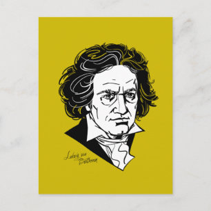 Ludwig van Beethoven Postcard