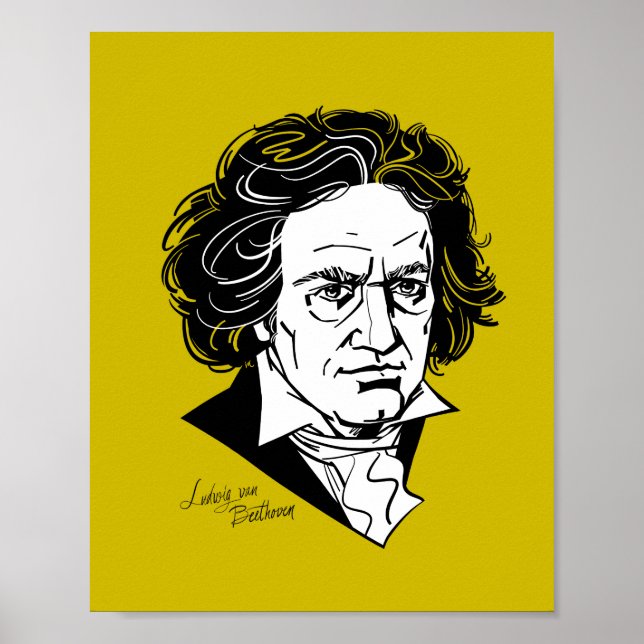 Ludwig van Beethoven Poster (Front)