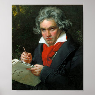 Ludwig Van Beethoven Poster