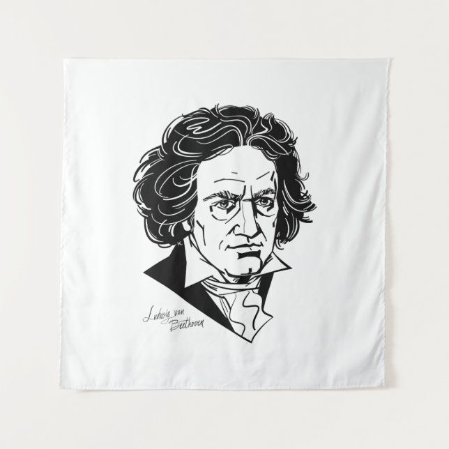 Ludwig van Beethoven Tapestry (Front)