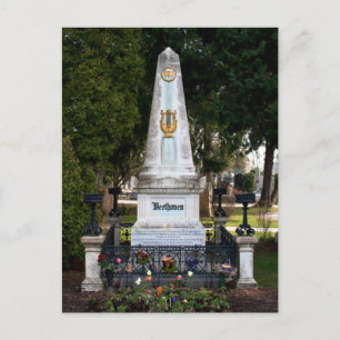 Ludwig Van Beethoven's Grave Postcard