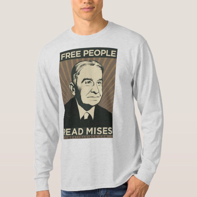 Ludwig von Mises T-Shirt (Front)