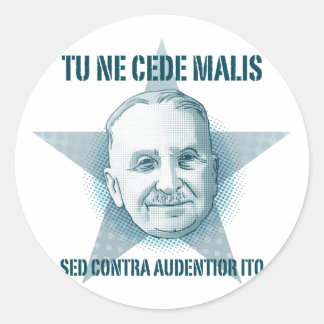 Ludwig von Mises - Tu Ne Cede Malis Sticker