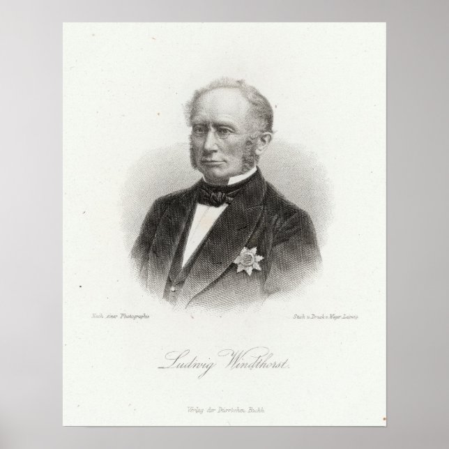 Ludwig Windthorst Poster (Front)