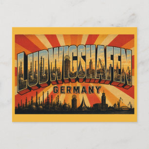 Ludwigshafen Germany BASF Postcard
