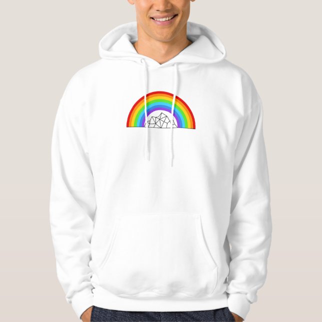 LUE Outdoors Pride Mountains Hoodie (Front)