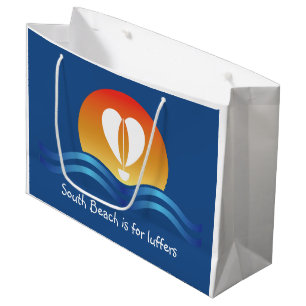 Luffers Sunset_heart-shaped sails_South Beach Large Gift Bag