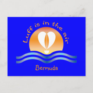 Luffers Sunset_Luff in air Bermuda postcard