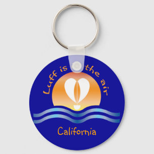 Luffers Sunset_Luff is in the air California Key Ring
