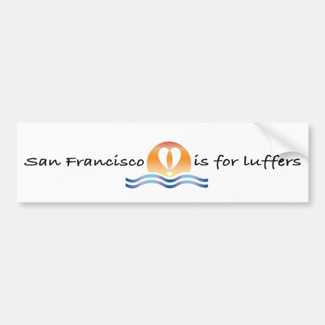 Luffers Sunset_San Francisco bumper sticker (Front)