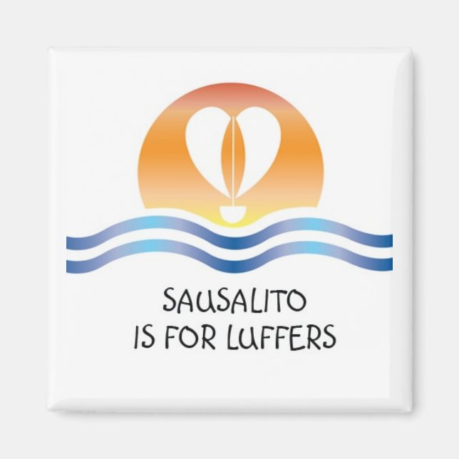 Luffers Sunset_Sausalito magnet (Front)