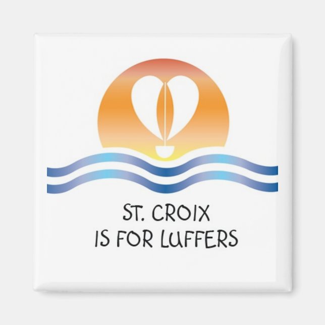 Luffers Sunset_St. Croix magnet (Front)