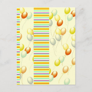 Luftballons Postcard