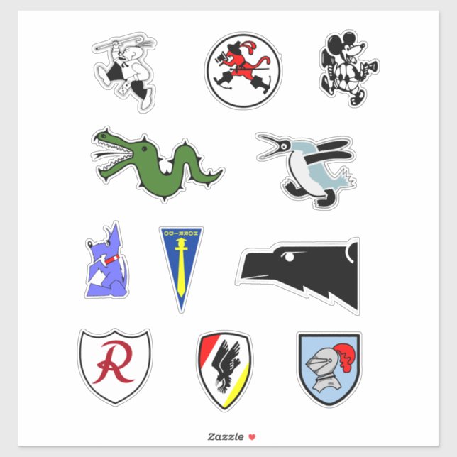 Luftwaffe Emblems Stickers Collection (Sheet)