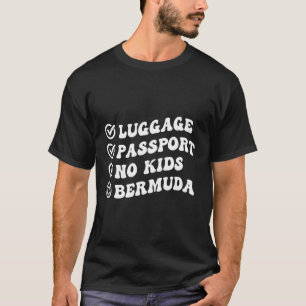 Luge Passport No Bermuda Trip Wavy T-Shirt