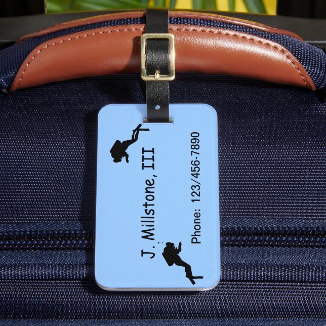 Luggage Tag - Divers (Front Insitu 2)