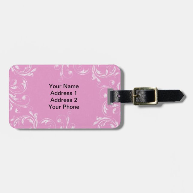 Luggage Tag For Girls (Front Horizontal)
