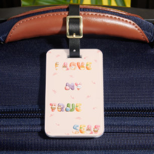 Luggage Tag   I Love My True Self