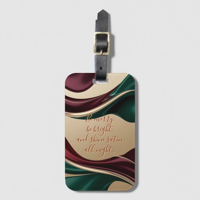 Luggage tag in stylish graphic (Front Vertical)