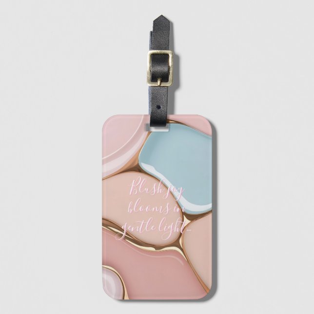 Luggage tag in stylish graphic (Front Vertical)