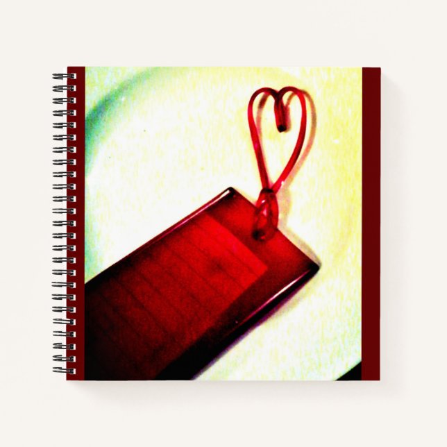 Luggage Tag Love Notebook (Front)