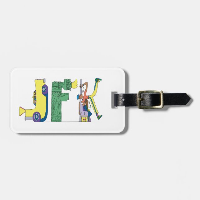 Luggage Tag | NEW YORK, NY (JFK) (Front Horizontal)
