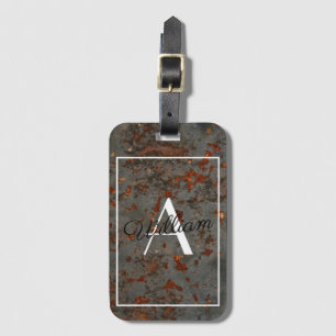 Luggage Tag - Rusty Metal Design