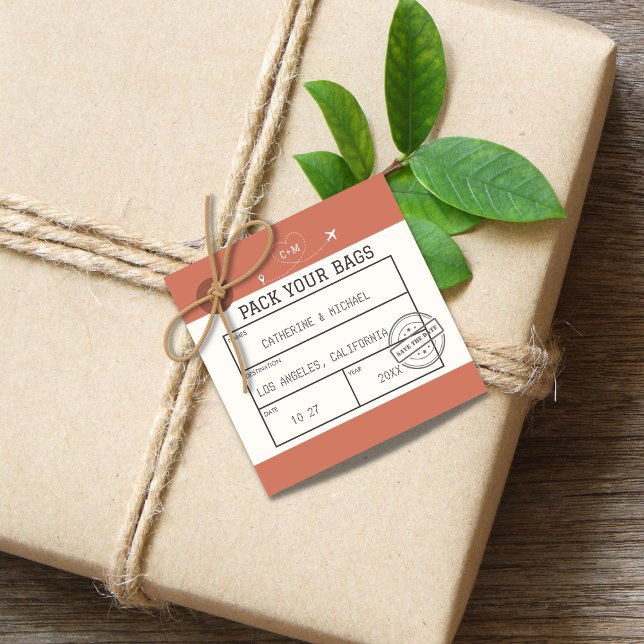 Luggage Tag Save The Date (Creator Uploaded)