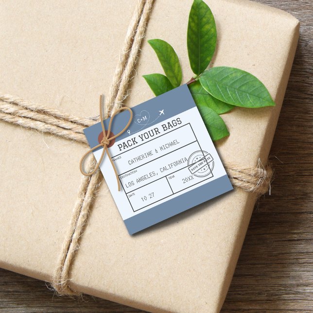 Luggage Tag Save The Date (Creator Uploaded)