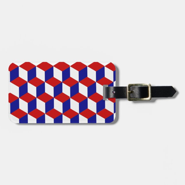 Luggage tag - Three dimensional illusion (Front Horizontal)