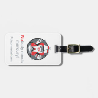 Luggage Tag w/ leather strap