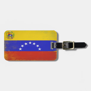 Luggage Tag with Cool Flag from Venezuela