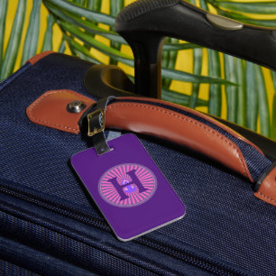 Luggage Tag Yoga Zen - Personalised - Add Initial