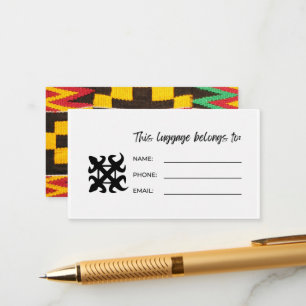 Luggage Tags ID Card