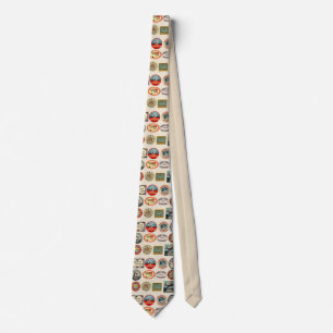 Luggage Travel Stickers Tie