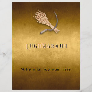 Lughnasadh Book of Shadows Page