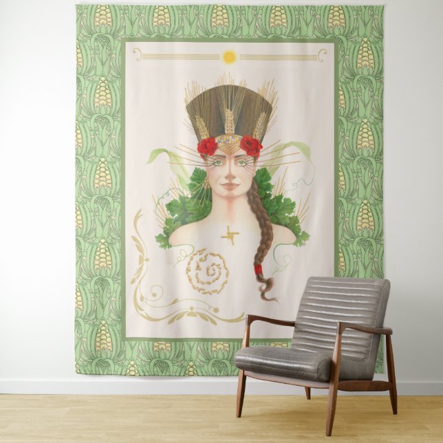 Lughnasadh Goddess Tailtiu Tapestry (In Situ)