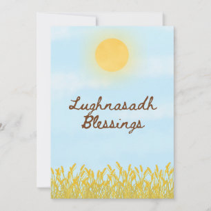 Lughnasadh Greeting Card
