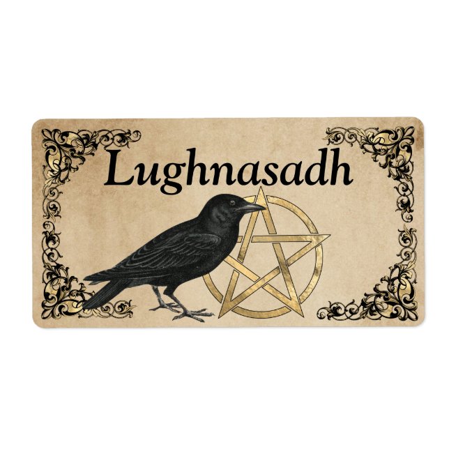 LUGHNASADH SABBAT LABEL (Front)