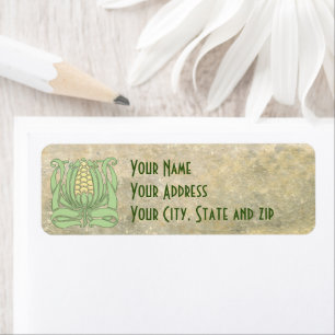 Lughnasadh Sweet Corn Return Address Label
