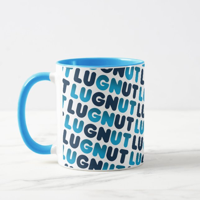 Lugnut Doughnut Winter Mug (Left)