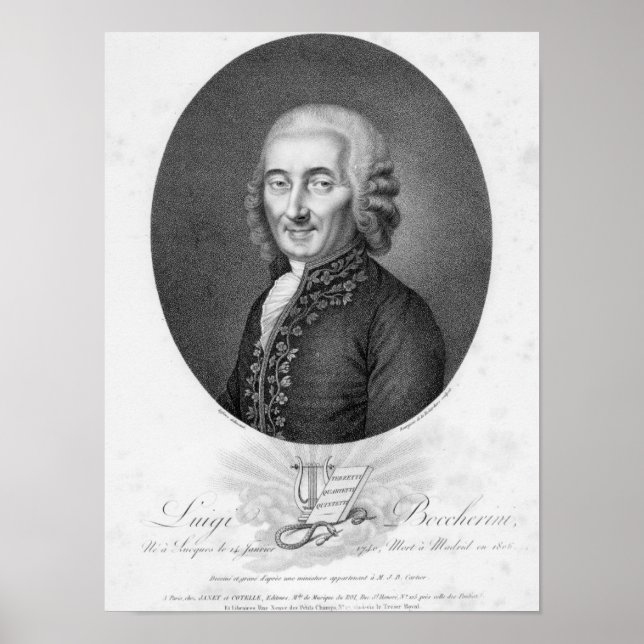 Luigi Boccherini Poster (Front)