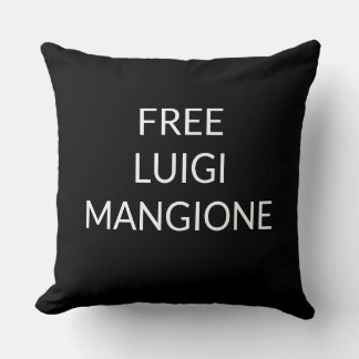 Luigi Mangione Support Message Pillow