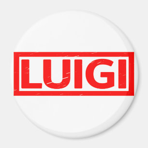 Luigi Stamp Magnet