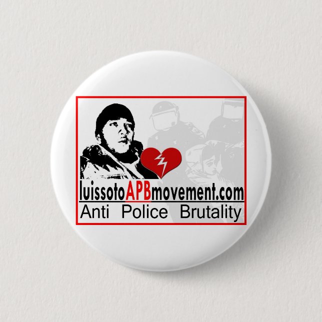 LUISSOTOAPBMOVEMENT.COM 6 CM ROUND BADGE (Front)